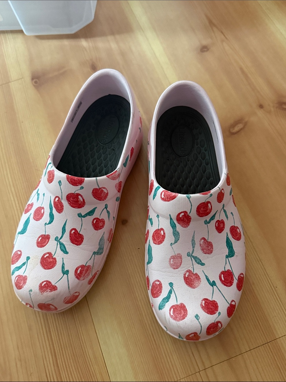 CROCS Cherry Print Slip-Ons